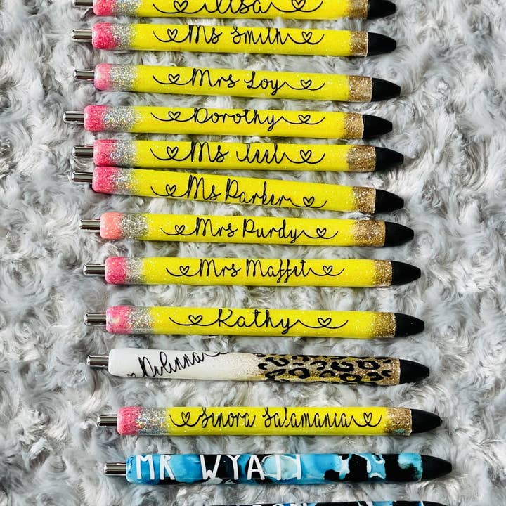 Pencil Glitter Pen for wholesale by JAAM Designs Co, LLC