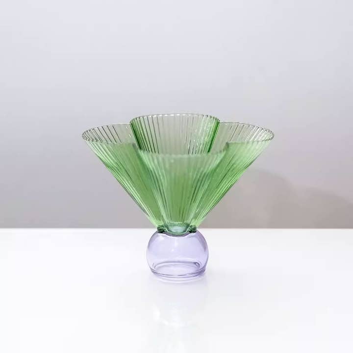 Filtrum Home - Wholesale Cocktail/Liquor Glass - Fancy Ribbed Martini Glass