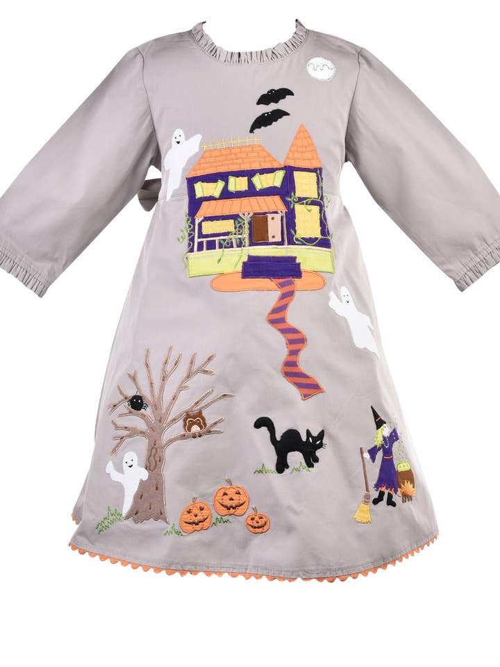 Vestito Emb casa stregata per la vendita all'ingrosso da parte di Cotton Kids