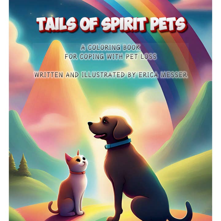 Pet Loss Coloring Story Book for wholesale by Wolfie’s Wish