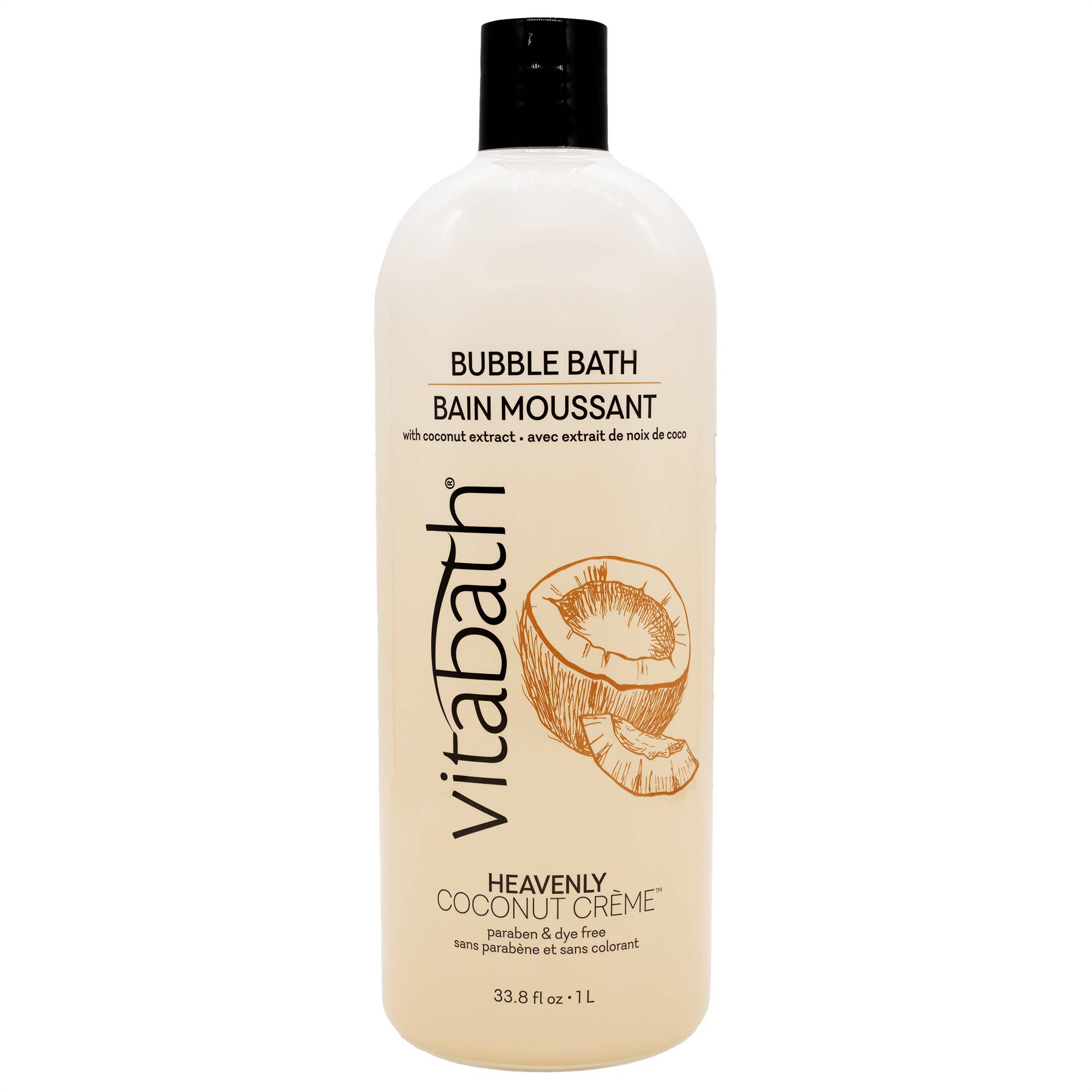 Vitabath - Wholesale Bubble Bath - Heavenly Coconut Crème™ Bubble Bath 33.8 fl oz0