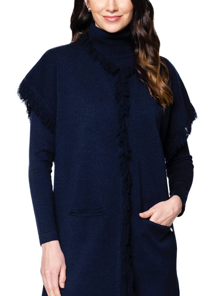 Maxima Milano-strikvest, Mørk Marineblå for engroshandel hos Biana