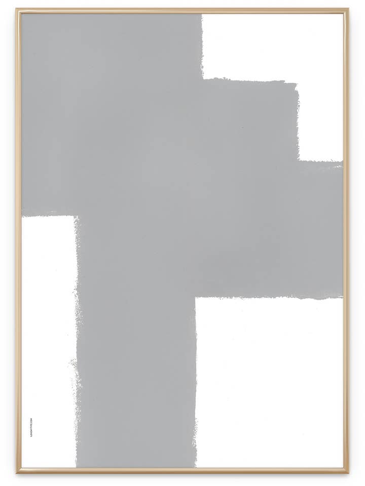 Safe & Sound, color gris auténtico, impresión artística, varios tamaños para venta al por mayor de I Love My Type