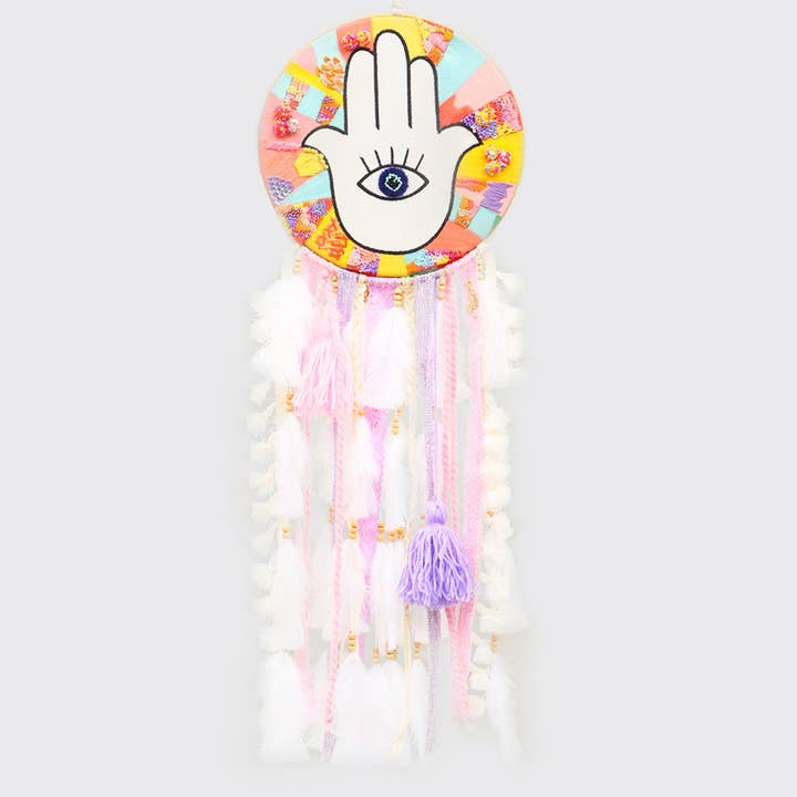 Décoration murale Hamsa, attrape-rêves, cadeau de pendaison de crémaillère, chambre d'enfant pour la vente par MANIK