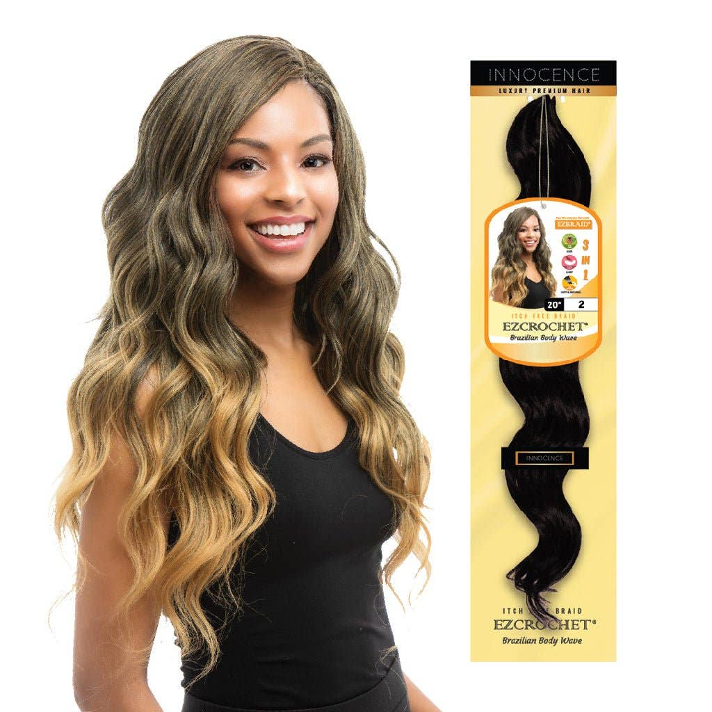 EZBRAID UK - Wholesale Hair Extensions - EZCROCHET Brazilian Body Wave 20"7