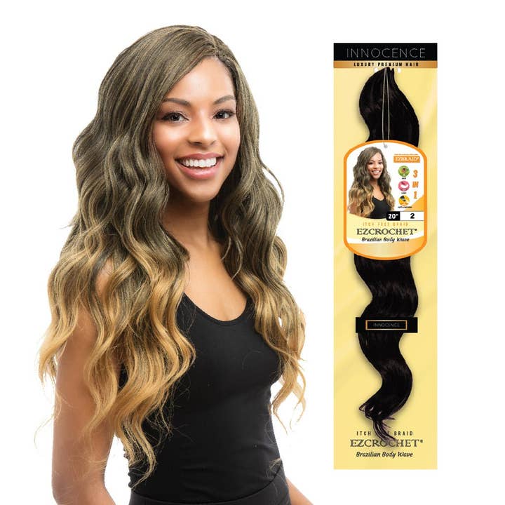 EZBRAID UK - Wholesale Hair Extensions - EZCROCHET Brazilian Body Wave 20"7