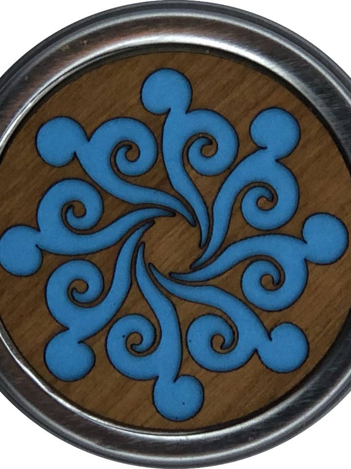 Caixa de sonhos de madeira e metal Escher por atacado de Woodcutts Inc.