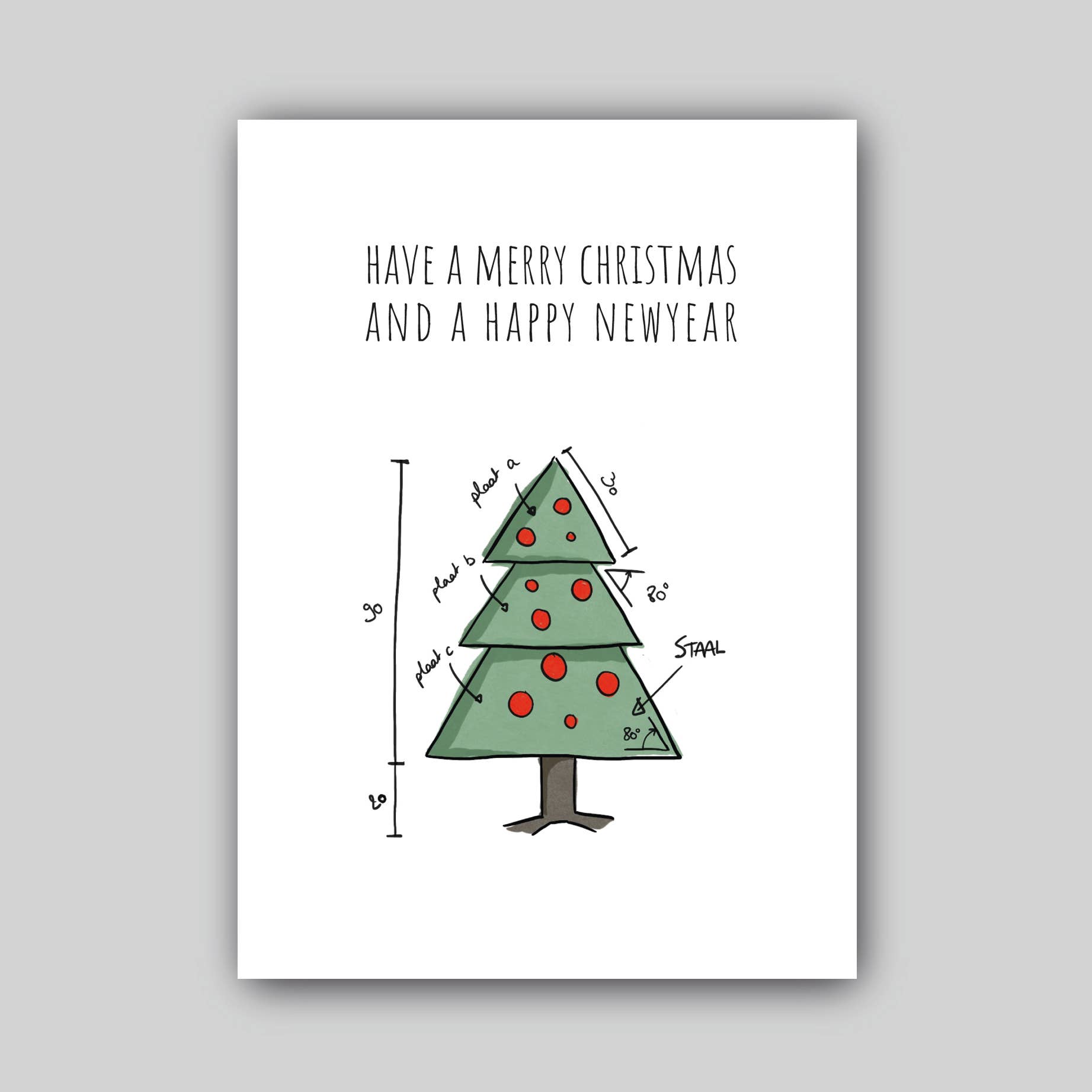 Studio Raquelle - Vente Cartes de Noël - Arbre technologique1