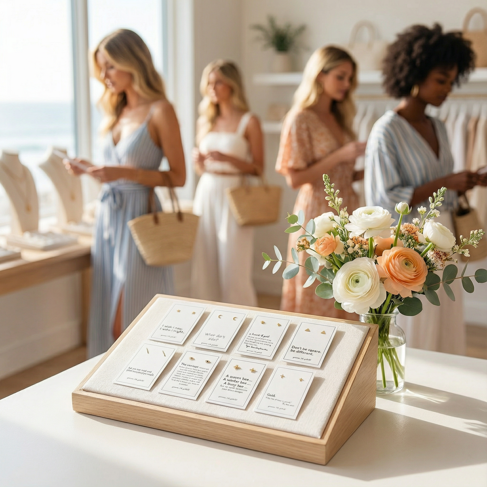 Treisi - Vente Clous d'oreille - Mini boucles d'oreilles sur cartes - MEILLEURE VENTE - E3531