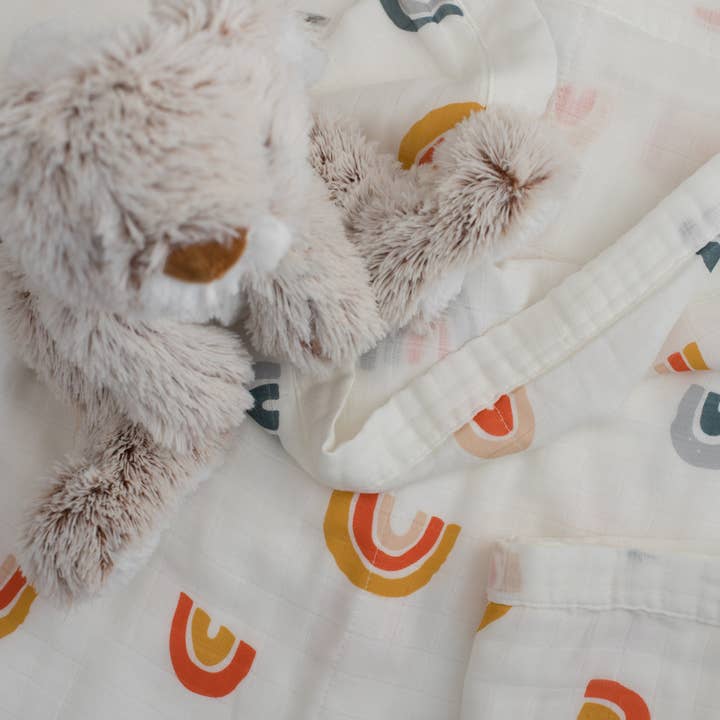 Manta Rainbow de 4 capas para venta al por mayor de Love Mom