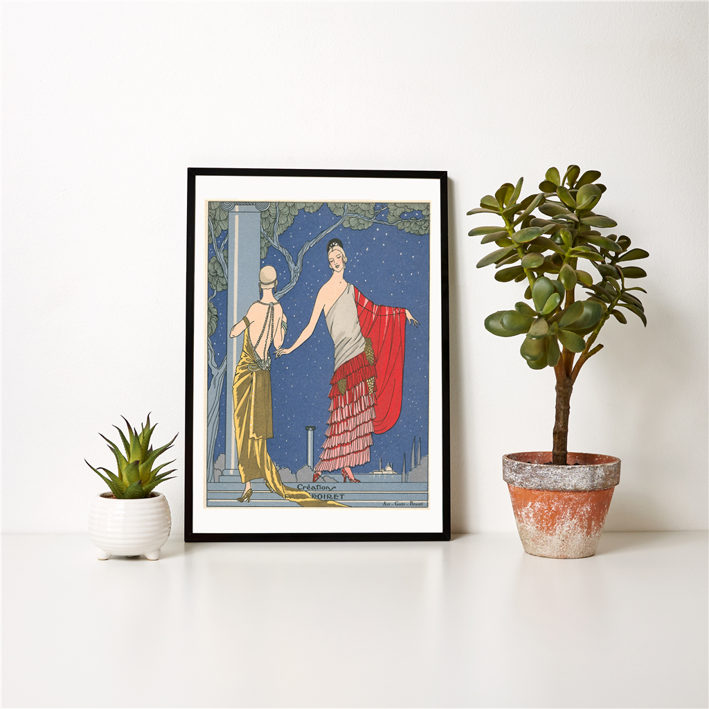 Found Image Press - Wholesale Kunstprint - Kunstdruk FN-298 AGB Franse mode-illustratie1