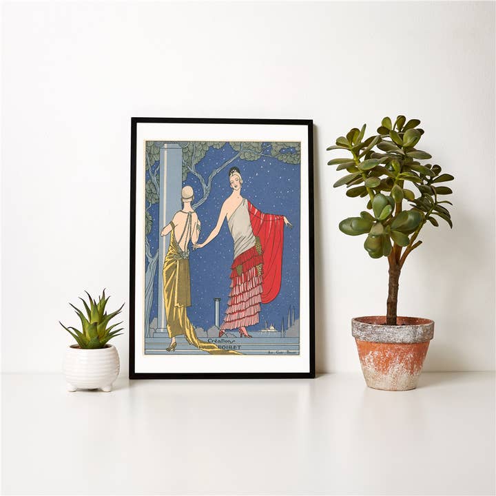 Found Image Press - Wholesale Kunstprint - Kunstdruk FN-298 AGB Franse mode-illustratie1