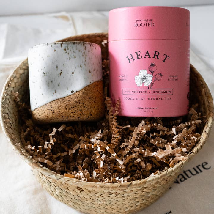 Growing Up Rooted - Wholesale Loose Tea - Heart Loose Leaf Herbal Tea | Emotional Wellness & Support5