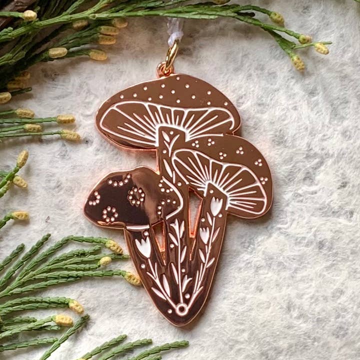 MUSHROOM ORNAMENT for wholesale by Anna Montagne Studio