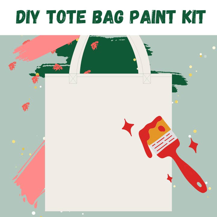 DIY Holiday Tote Bag Painting Kit for wholesale by Original Genes