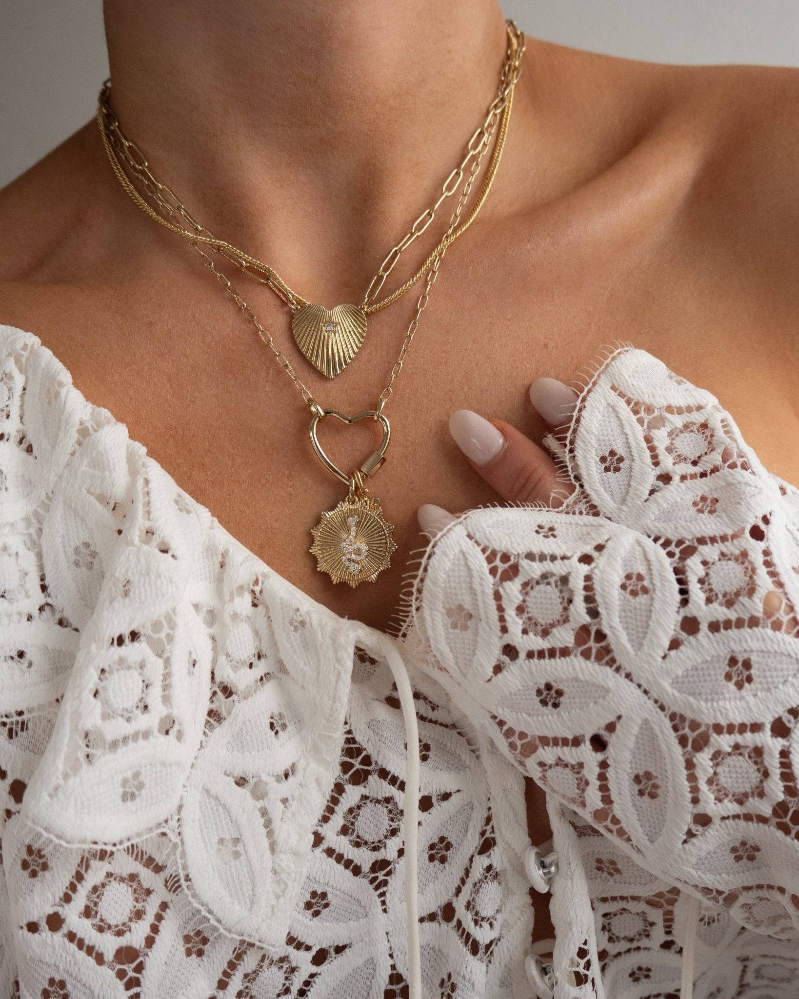 five and two - Venta al por mayor Collares de cadenas y eslabones - Colgante de encanto Frankie10