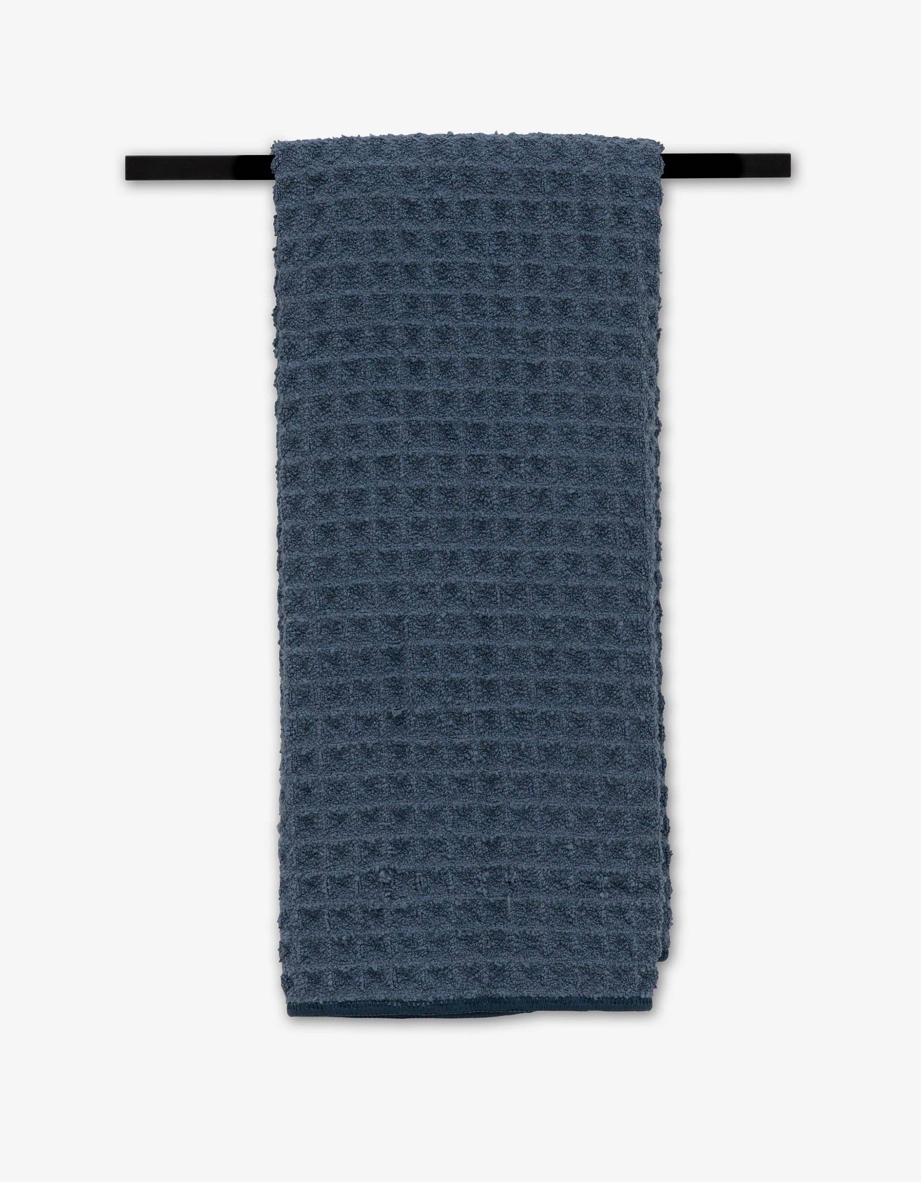 Geometry - Wholesale Hand Towel - Midnight Blue Waffle Hand Towel3