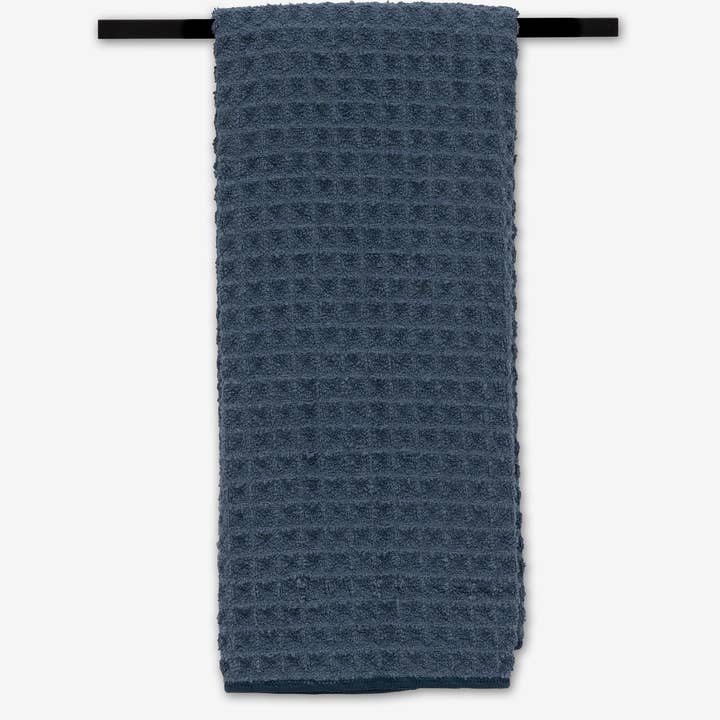 Geometry - Wholesale Hand Towel - Midnight Blue Waffle Hand Towel3