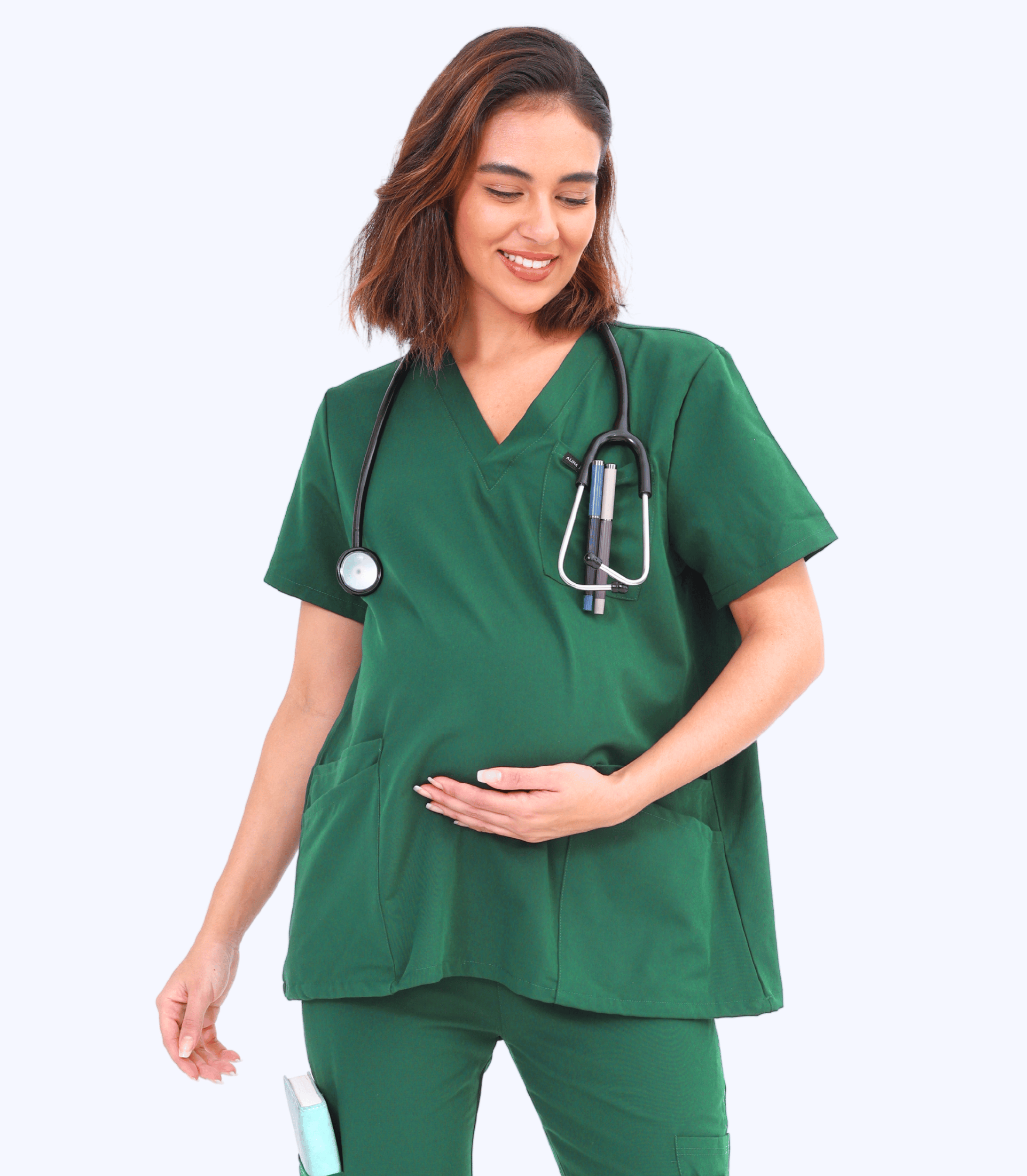Alina Mae Maternity - Wholesale Healthcare Uniform - Women's - Maternity Scrubs Shirt for Pregnancy10
