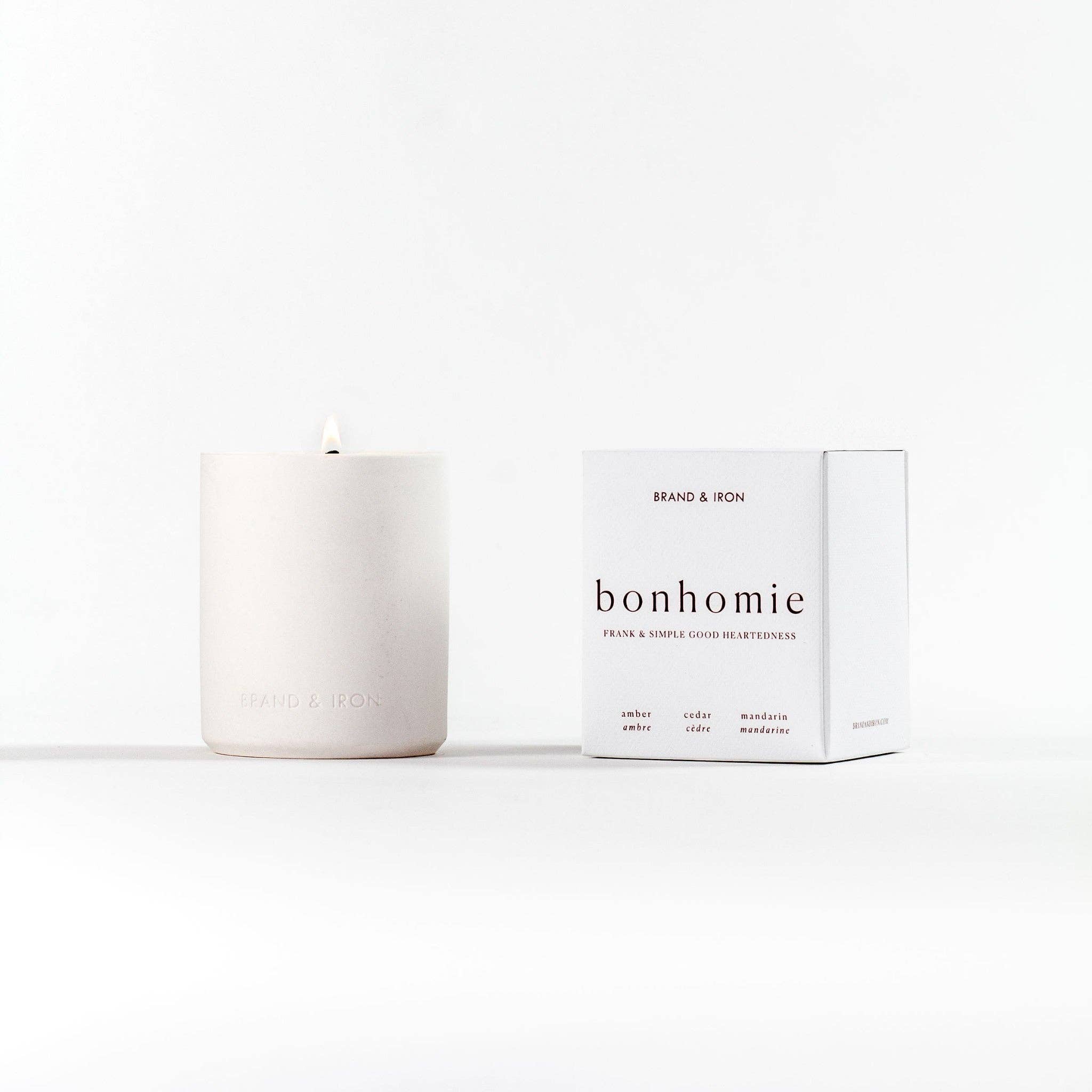 Brand & Iron - Wholesale Jar/Filled Candle - Laconic Collection: Bonhomie