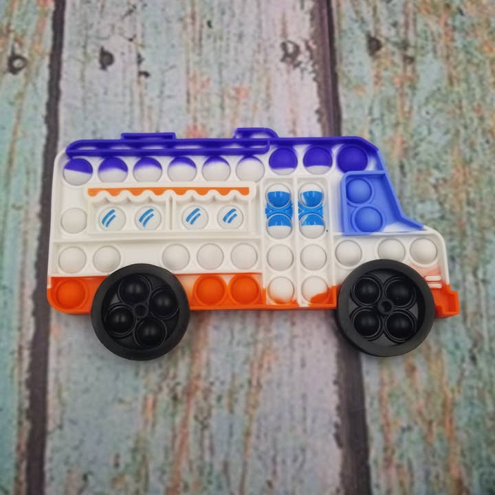 Dining Car Push Bubble Pop Fidget Toy for wholesale by MIAS SHOP