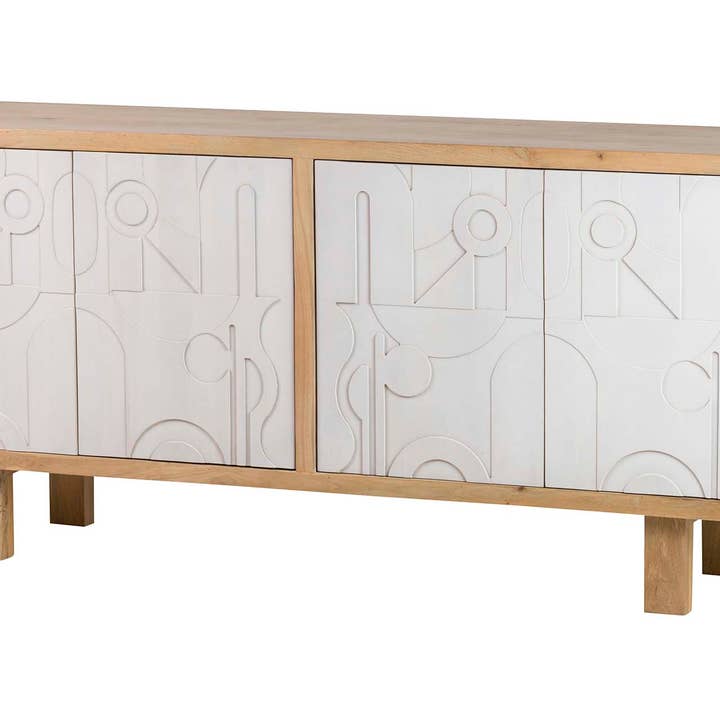 Buffet en bois de manguier marron Janto 180 x 45 x 80 cm pour la vente par Ethan Chloe - GARPE GROUP - GARCIA PÉREZ Y CÍA S.L.