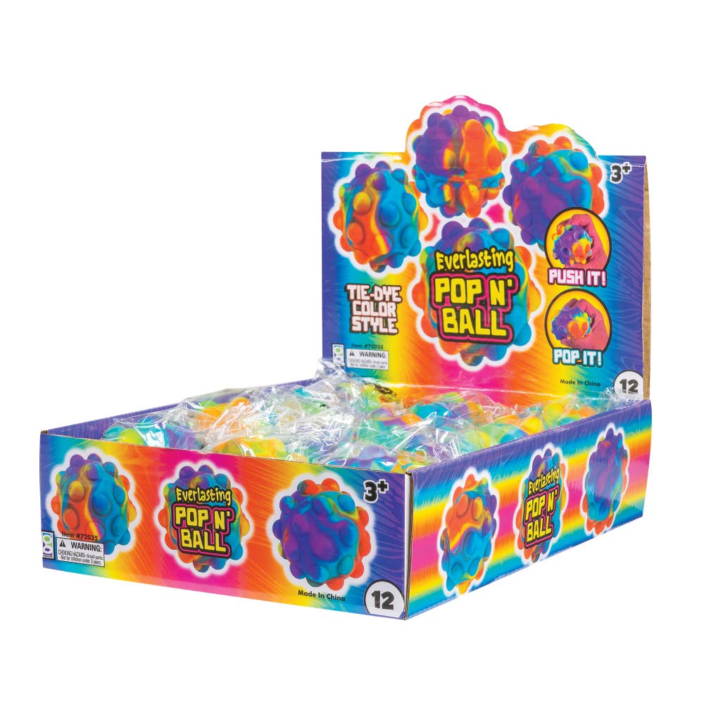 Geddes - Vente Balle d'éveil sensoriel – bébé - EVERLASTING POP N'BALL 12/DSP3