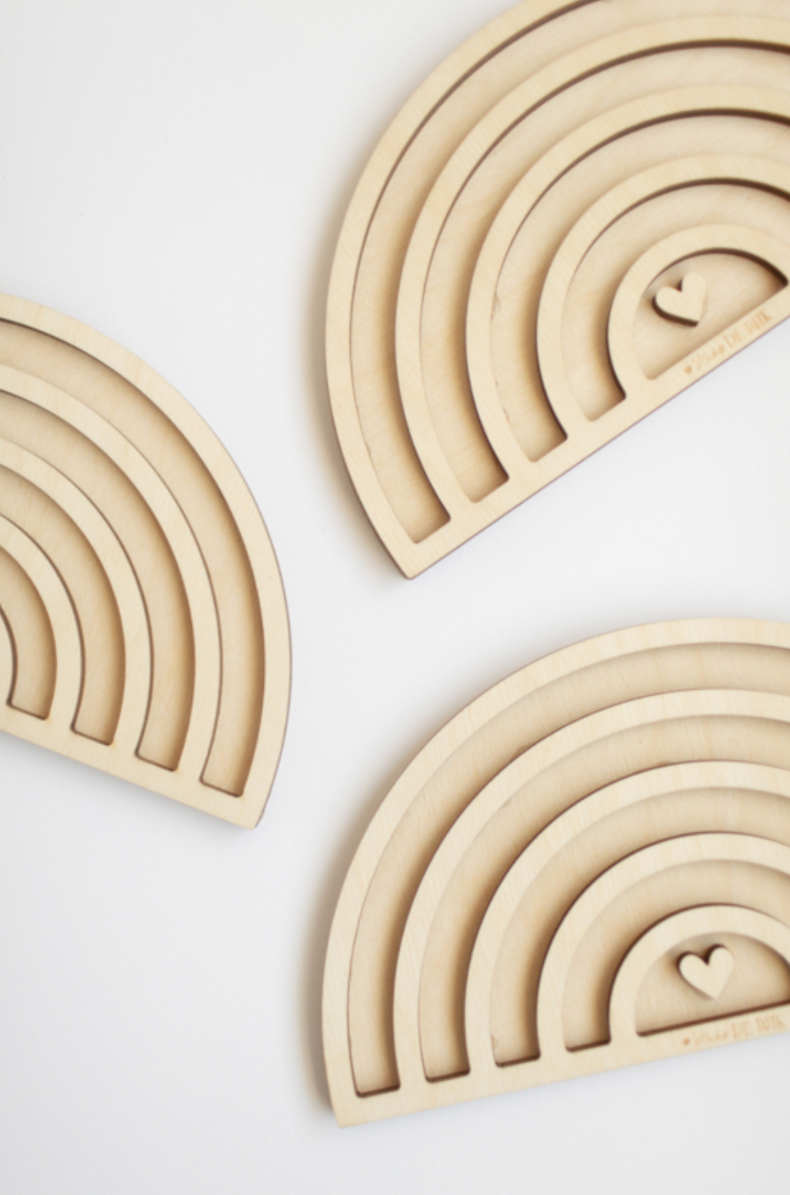 Studio de Rijk - Wholesale Wood Toy - Kids - Play tray - Rainbow1