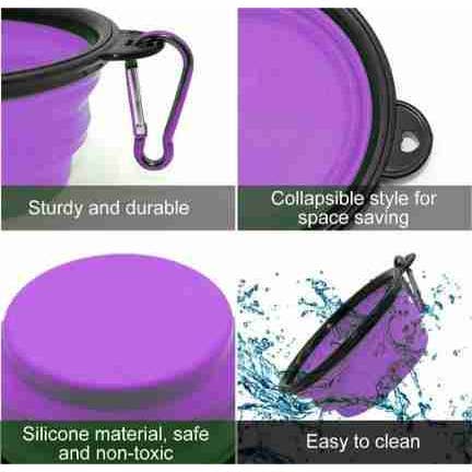 650ml Collapsible Travel Bowl for wholesale by Haus of Hank