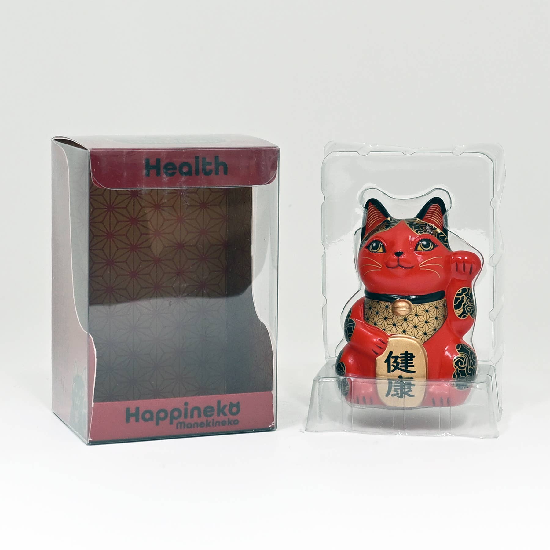 Urban Tokyo - Wholesale Decorative Figurine - 3.25"H Happineko Figurine Red Health (1/36)5