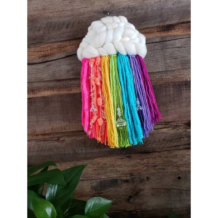 Texturize Your Eyes - Venta al por mayor Borla decorativa - Mini nube arco iris de neón
