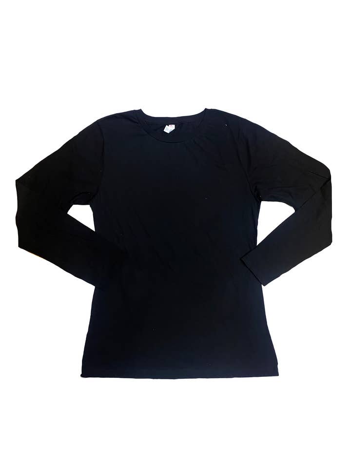 Camisa de manga larga con cuello redondo (Alstyle) para venta al por mayor de Mardi Gras Creations