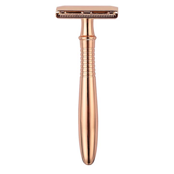 Rose Gold Safety Razor for wholesale by Aphrodite Razors