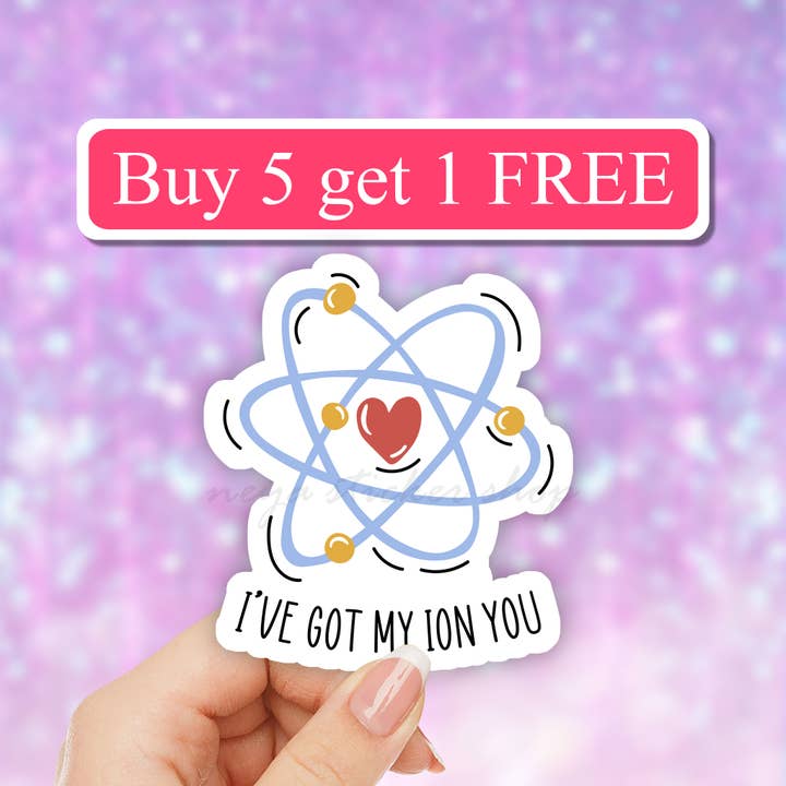 I've got my ion you funny valentine's day pun sticker, eye for wholesale by Neya Sticker Shop