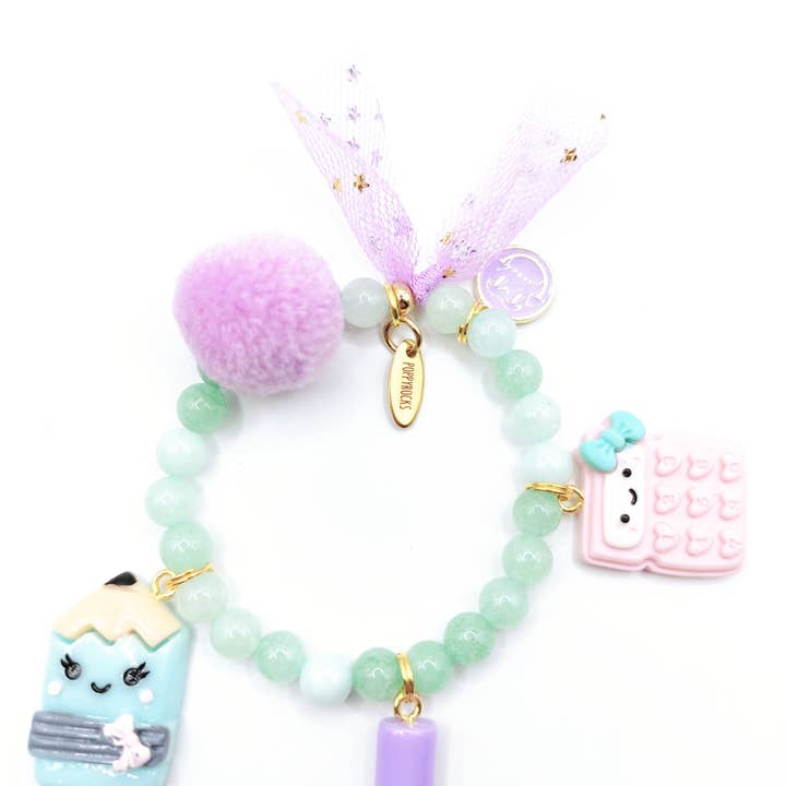 Poppyrocks – wholesale Pärlarmband – Barn – Armband ädelstenar - Bara en dag i skolan