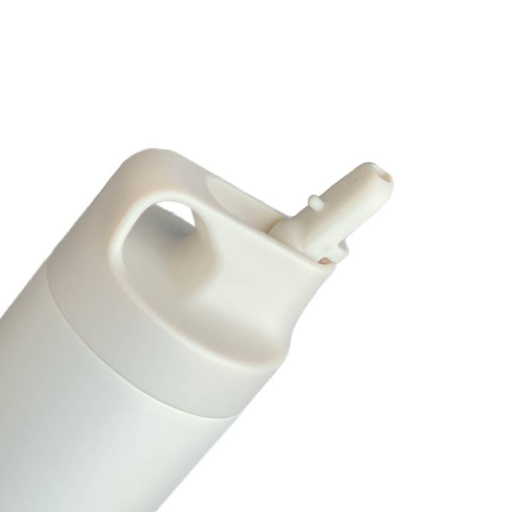 HoneyLux - Wholesale Water Bottle - Modern Bottle with Straw - Cream