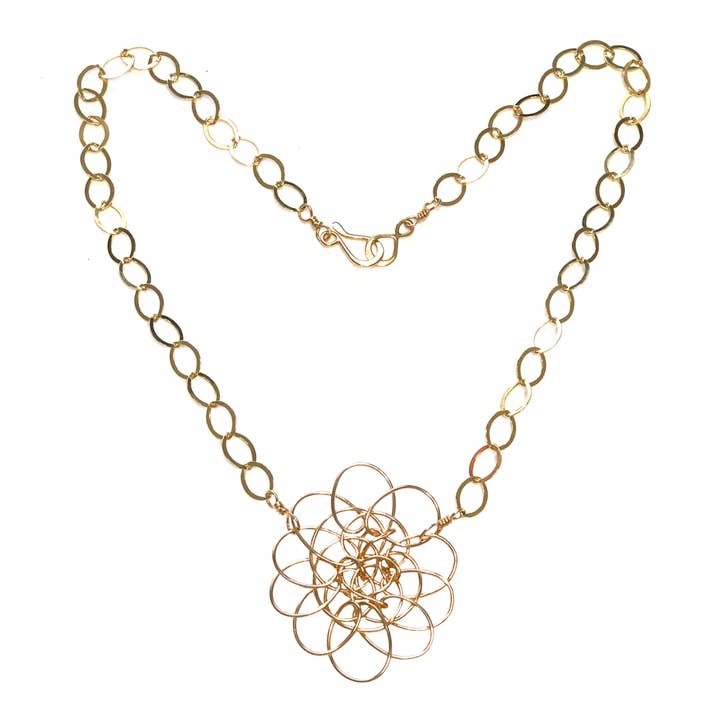 Grand collier Peri 16" pour la vente par CassandraCollections