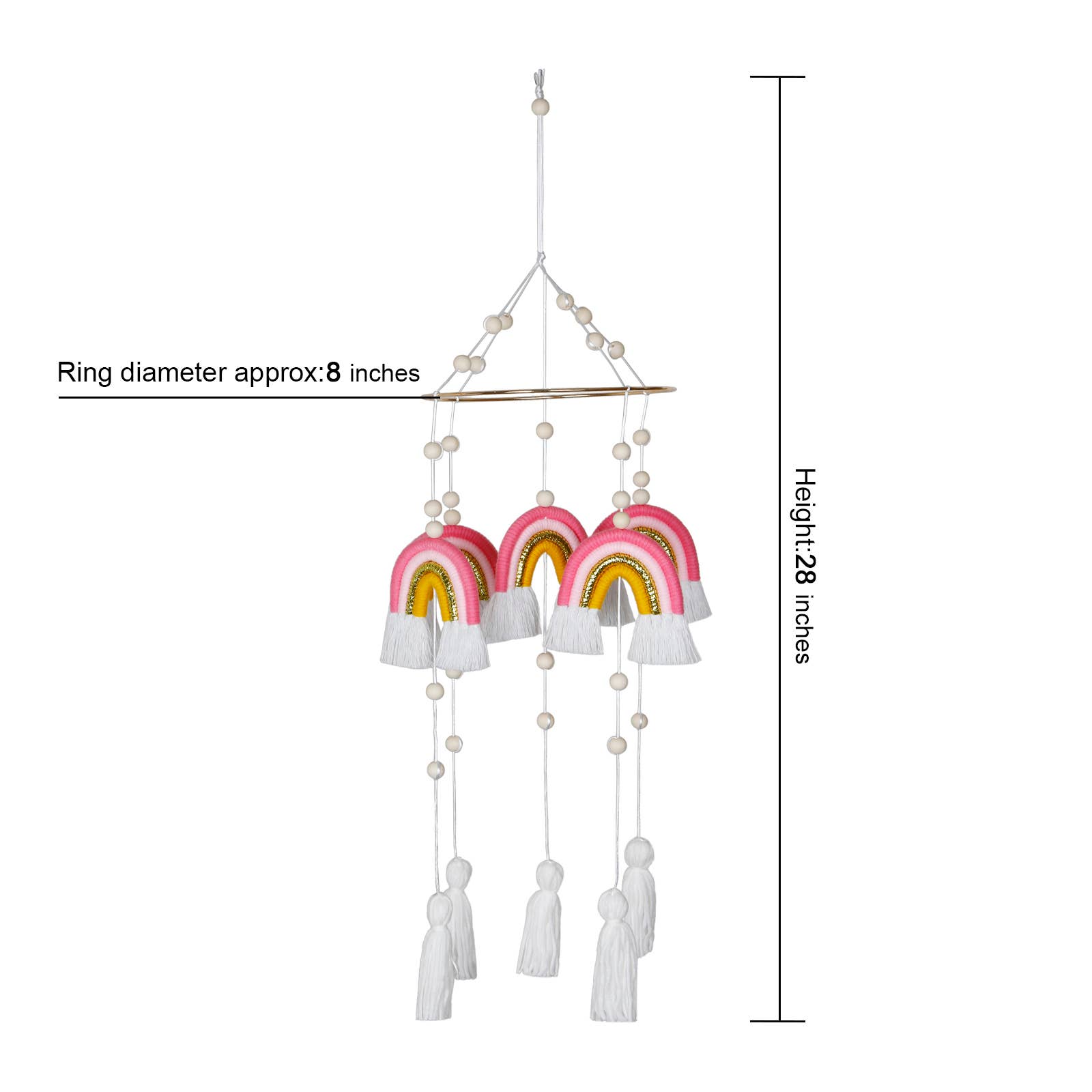 Sparkle Being - Wholesale Baby Mobile - Handmade Rainbow Hanging Baby Crib Mobile For Nursery Room4