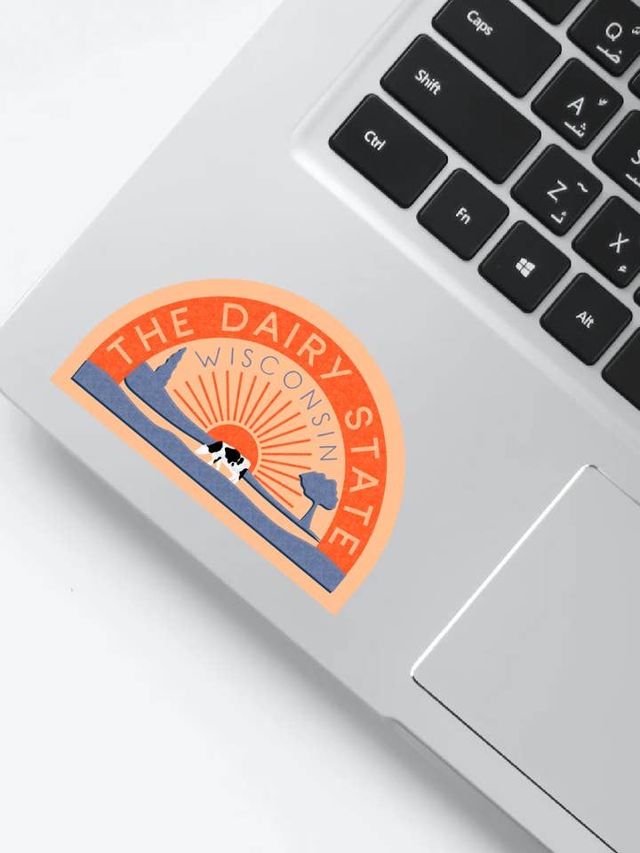 Dairy State Vinyl klistermærke for engroshandel hos Bottlebrush Graphics