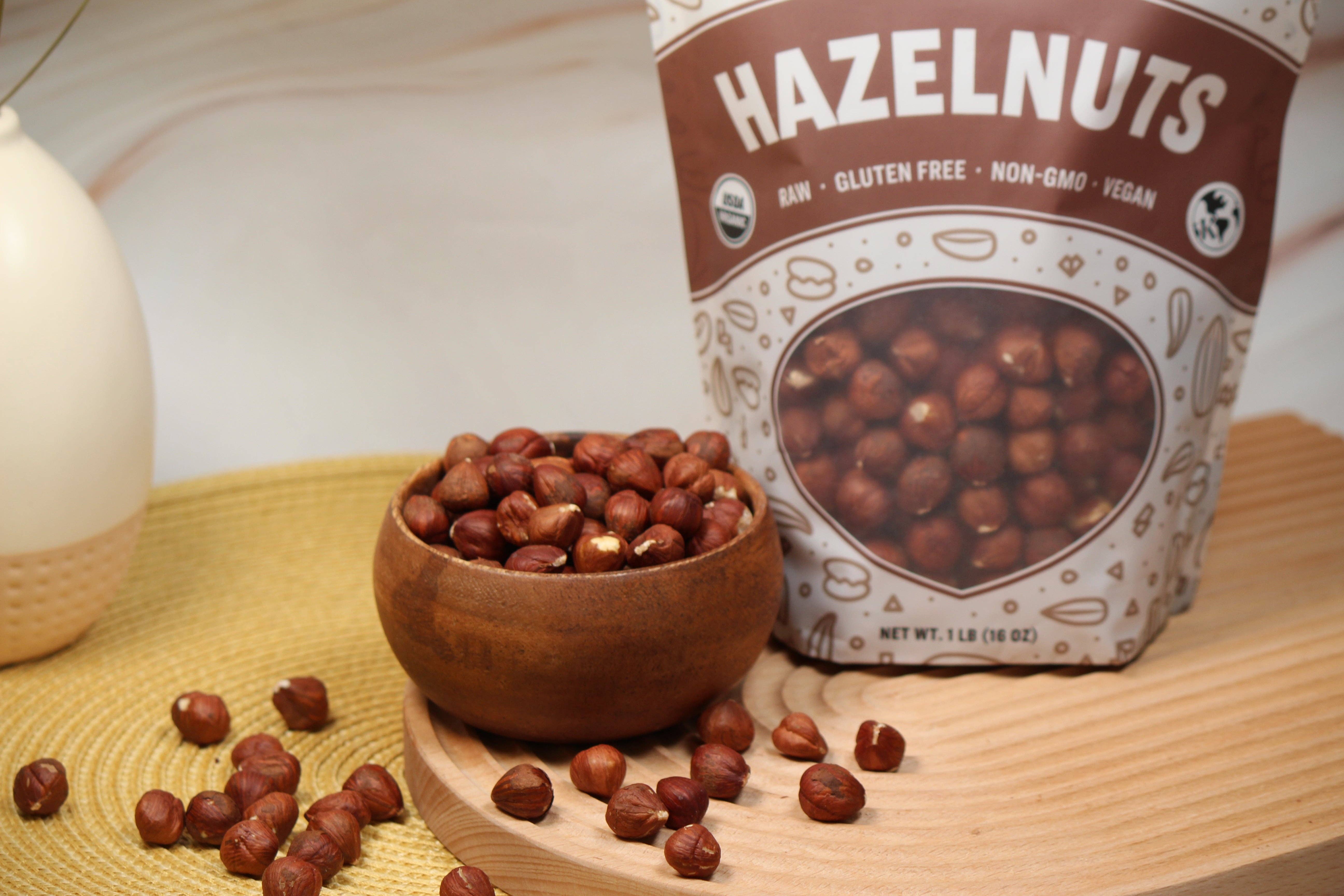Windy City Organics - Wholesale Nuts - Raw Organic Hazelnuts - 16 oz4