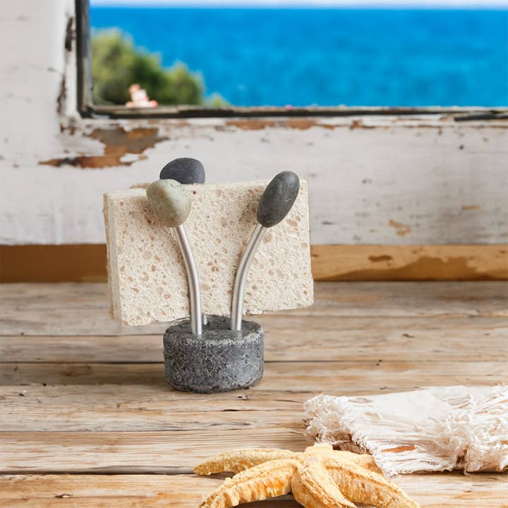 Sea Stones - Wholesale Sponge Holder - Sea Stone Splash - Granite Sponge Holder