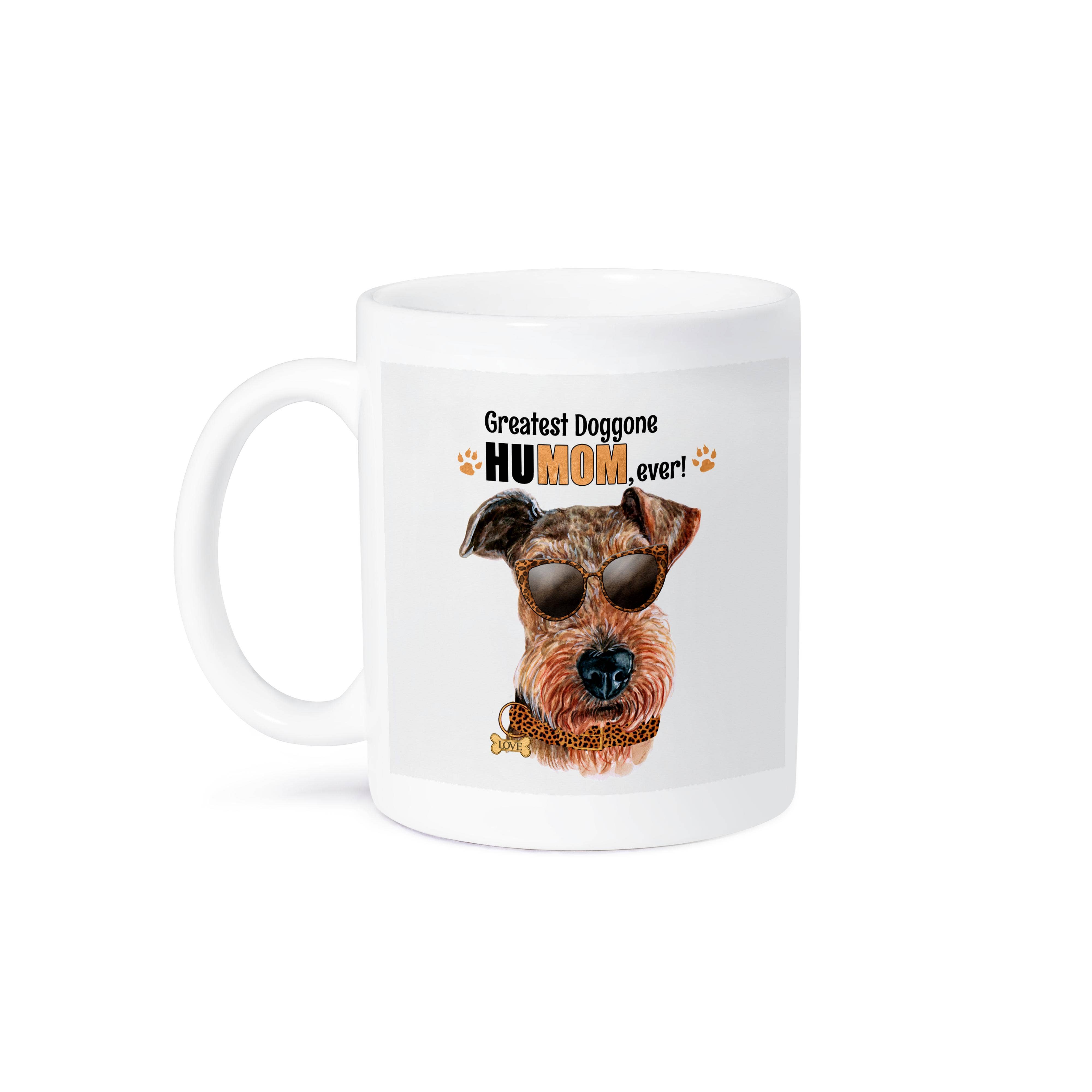 3dRose - Wholesale Coffee Mug - 3dRose, Cute Airedale Terrier Dog in Cheetah Print for Mothers Day, Mug8