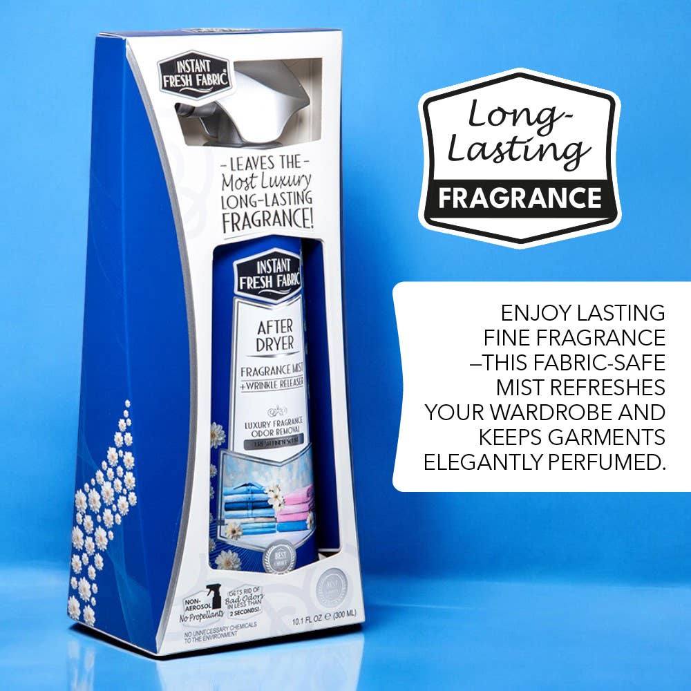 Instant Fresh Air - Wholesale Room & Linen Spray - After Dryer 10.1 Oz., Fragrance Mist + Wrinkle Releaser.2