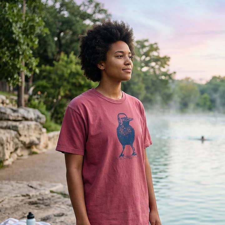 Gusto Graphic Tees - Wholesale Screen Printed T-Shirt - Unisex - Beats Austin Grackle T-Shirt | Comfort Colors 17178