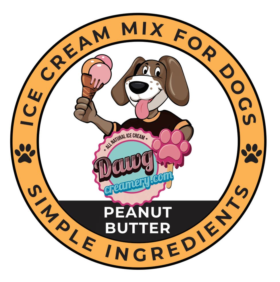 Dawg Bars & Creamery - Wholesale Pet Treats - Dog - Peanut Butter All Natural Dog & Puppy Ice Cream Mix2