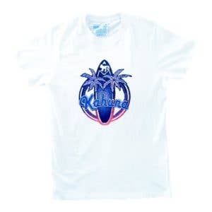CAMISETA CAPTAIN_WHITE PRANCHA DE SURF por atacado de KAHUNA STORE