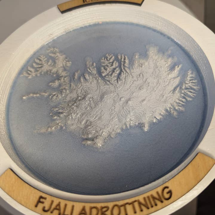 Iceland - Island Topo for wholesale by Mongoose Design