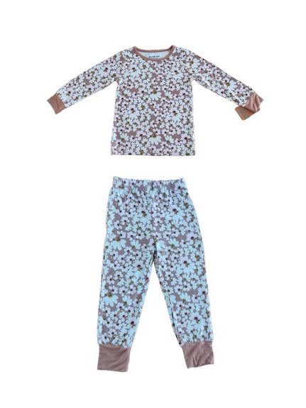 Keiki Pajama Set in Naupaka for wholesale by Paradise Now Hawaiʻi