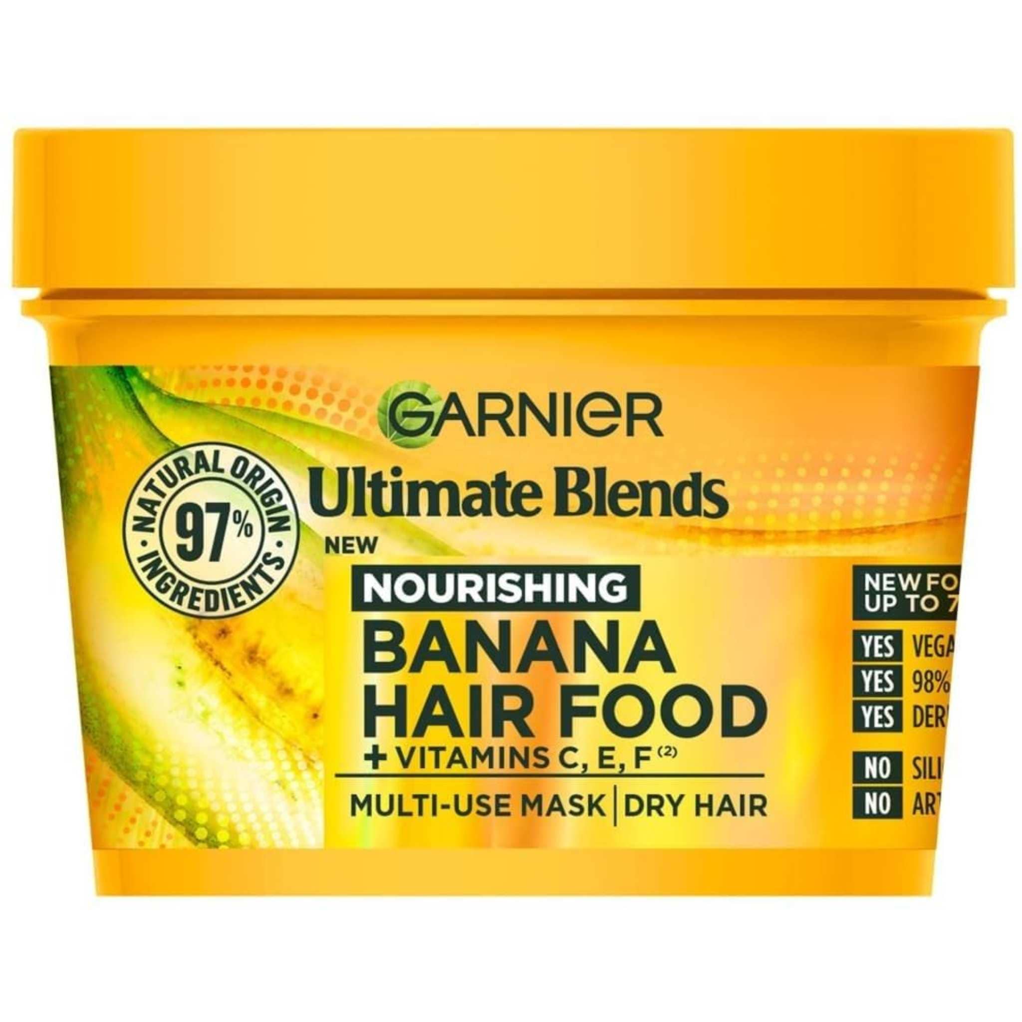 Bam Deals – wholesale Hair Mask – Garnier Ultimate Blends Hair Food Banana 3-In-1 Dry Hair Mask Treatment1