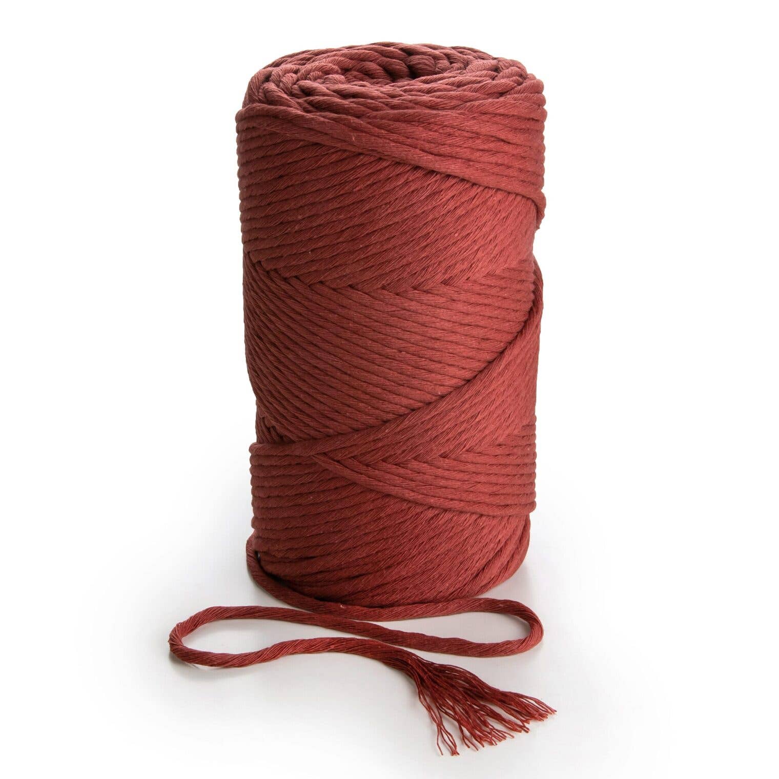 MB Cordas - Wholesale Cord - 3MM Single Twisted 500g Macrame Cotton Cord BORDO 140m Macrame String 1 PLY Craft Rope1